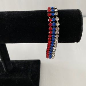 Vintage patriot bracelet elasticated. B2